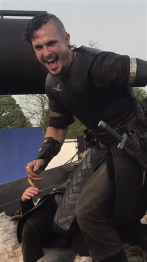 Alexander Dreymon on Instagram: "I am so “tickled” to think that it’s the 10 year anniversary of TLK - and I feel so lucky that it brought these “a-holes” into my life. Even though the show is “behind” us, I love you all from the “bottom” of my heart. “‘Taint” hard to see that this cast became my family, and I love them to this day. We never “butted” heads and it was a “crack-up” from start to finish. Happy 10 year anniversary, TLK! 🍑❤️ (DENSITY is all…okay I’m done being cheeky) #TheLas