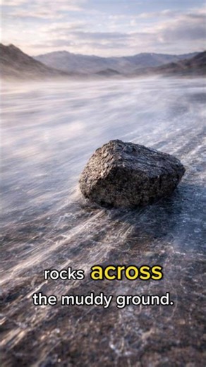 How Do These Heavy Stones Move Themselves? 🤔 #SailingStones