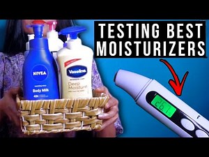 Testing Best Body Lotion For Dry Skin with Moisture Meter: Koon Sa Body Lotion Le? Nivea Body Lotion