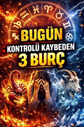 👉 Bugün Kontrolü Kaybeden 3 Burç! Sakın Atlamayın Bugün bazı burçlar var ki ne yaparsa yapsın kontrolü elinde tutamadı… Zorladıkça bozulan, bıraktıkça değişen bir enerji var. Özellikle bu 3 burç bugün duygularını bastıramadı. Eğer son zamanlarda “ben neden böyle hissediyorum?” diyorsan… büyük ihtimalle bu videodaki burçlardan birisin. Yorumlara yaz 👇 Sen hangi burçsun? Beğenmeyi ve takip etmeyi unutma 🔥 #bur#burçlart#astrolojilak #koç#koçrep