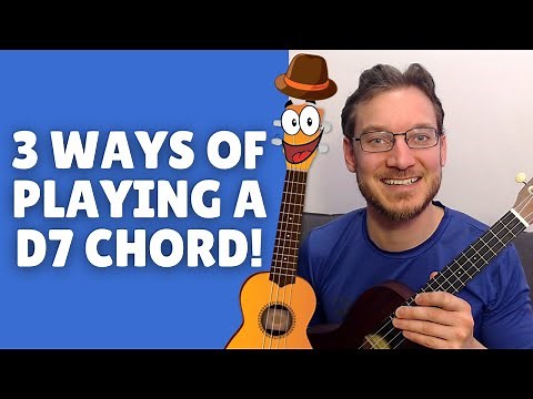 Learn 3 Ways of Playing a D7 Chord on Ukulele in 2 Minutes!