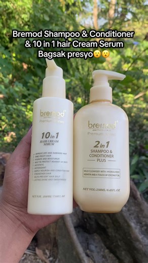 Bremod 10 in 1 Hair Cream Serum & Shampoo Review