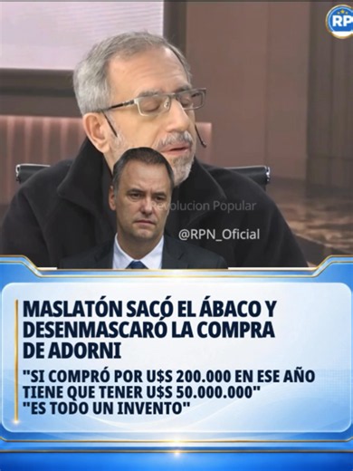 Maslatón desmonta la compra por U$S200.000: ¿debe tener U$S50.000.000?