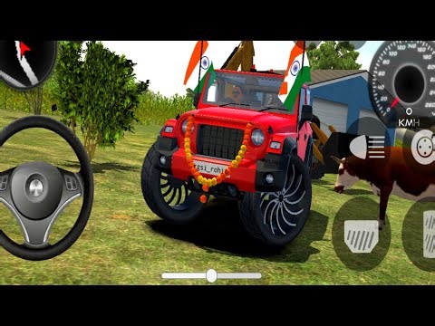 Dollar [Song] Indian Car 😈Simulator 3d Games | Mahindra Purple Thar Driving - Android Gameplay