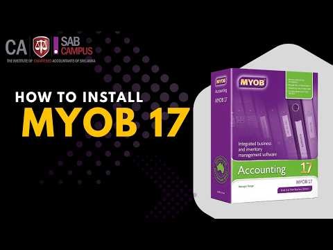 How to Install MYOB 17 in 3 Minutes @sabcampus