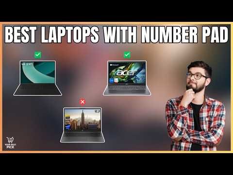 Best Laptops With Number Pad in 2026 - Top 6 Picks for Work & Gaming (Lenovo, ASUS, acer & More!)