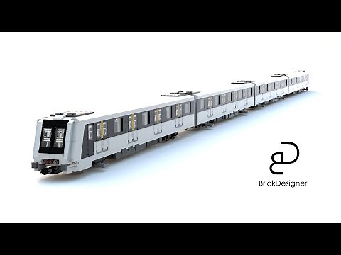 LEGO MOC - Budapest M4 Metro (AM4-M4 Mc1, Mc2; M1, M2)