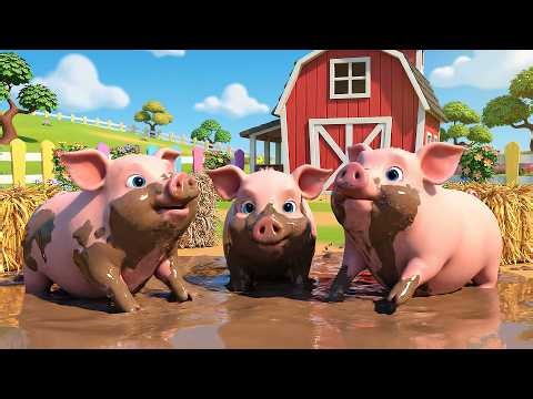 Baby Pig Says Oink Oink Oo | Farm Animal Sounds & Kids Nursery Rhymes