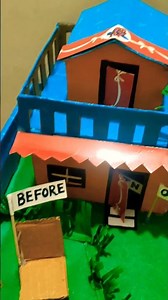 3d model of preposition #school project #diy model
