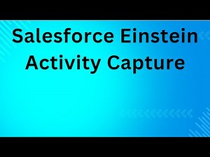 Salesforce Einstein Activity Capture