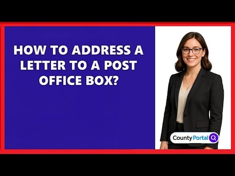 How To Address A Letter To A Post Office Box?