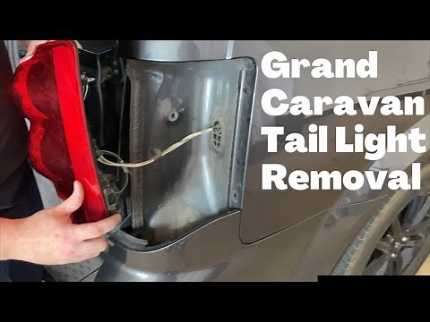 How to Remove A 2008 - 2020 Dodge Grand Caravan Tail Light Assembly - Change Replace Replacement