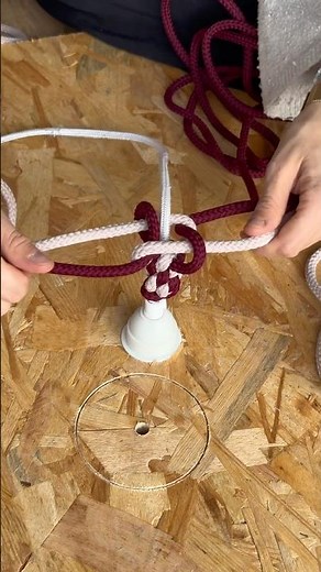 Scoubidou cable hider 🔌 a super quick trick to hide your ugly cables!