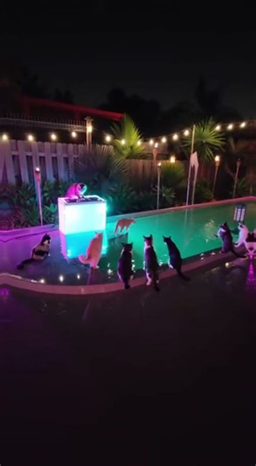 The most exclusive nightclub you'll NEVER get into 🚫✨ #catparty #dj