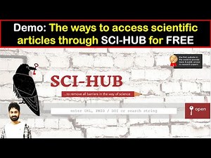 Demo: Different ways to download Research Papers from SCI-HUB for free | Hindi | Priyank Singhvi