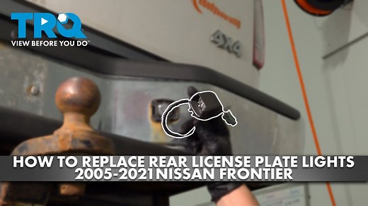 How to Replace Rear License Plate Lights 2005-2021 Nissan Frontier