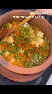 Mixed Veg Curry in Clay Pot || Secret Clay Pot Curry Recipe! Rich, Creamy Veg Curry You Must Try!