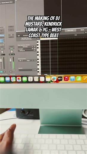 The making of Dj mustard, Kendrick Lamar, Yg - West coast type beat #dance #westcoast #westcoastrap