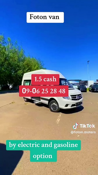 Foton van 1.5 million cash