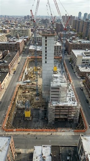 Glass Skyscraper Construction | Raw Land to Mega Tower Transformation #youtubeshorts #shorts