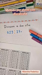 ✏️Come risolvere una divisione a due cifre con lo strumento compensativo delle “100 tabelline” #impariamoinsieme #divisioni #maestra #matematica #strumenticompensativi | Maestra Federica
