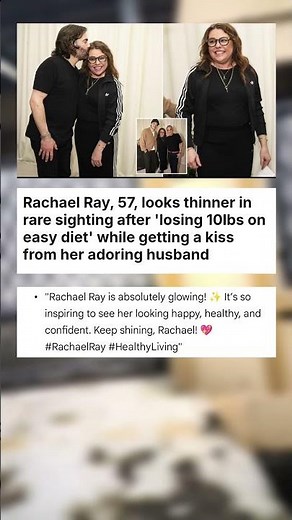 Rachael Ray, 57, looks thinner in rare sighting after 'losing 10lbs on easy diet' ... #celebrity