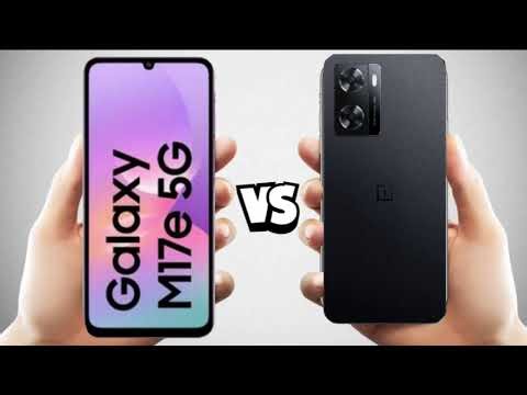 samsung galaxy m17e vs oneplus nord n20 se full comparison.