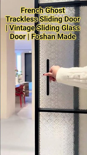 French Ghost Trackless Sliding Door | Vintage Sliding Glass Door | Foshan Made