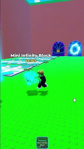 MINI Infinity Lucky Block and This Is What I Got 😅 #roblox #shorts #robloxedit