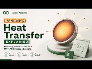 Radiation Heat Transfer Explained | Emissivity, Planck’s Constant & MATLAB Simscape Example