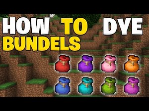 How to dye bundles in Minecraft 1.21.2