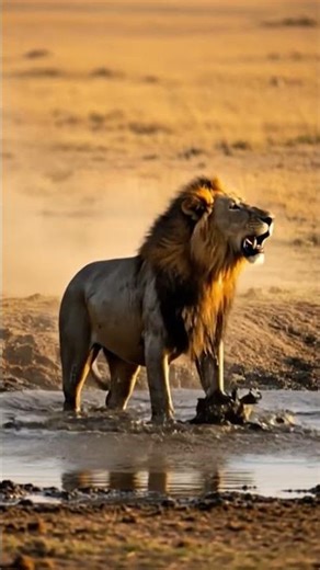 Predators Collide: Lion vs Rhino Showdown 🦏 | Epic Wildlife Battle in 4K