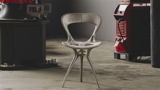 Ross Lovegrove co-creates chair with Google AI trained to emulate his style