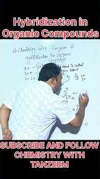 How to Find Hybridization of Organic Compounds with Trick #Chemistry #cbse #board #neet #education