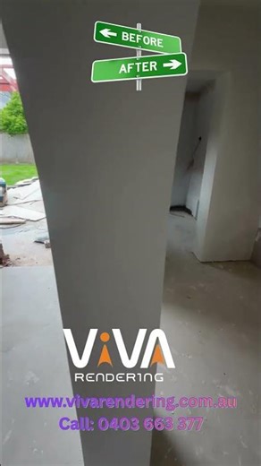Render Repairs Before & After Melbourne | Wall Repair Transformation Melbourne Home #renovation