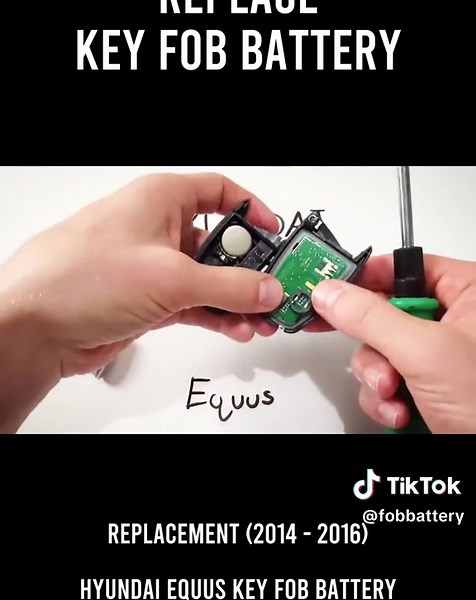 Hyundai Equus Key Fob Battery Replacement (2014 - 2016) #auto #howto #battery #keyfob #hyundai #equus #carmaintenance #diyrepair #carhacks