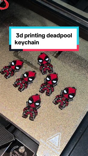 طباعة ميدالية ديدبول بتقنية 3D