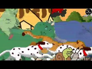 animal stampede video animated animals running stampede