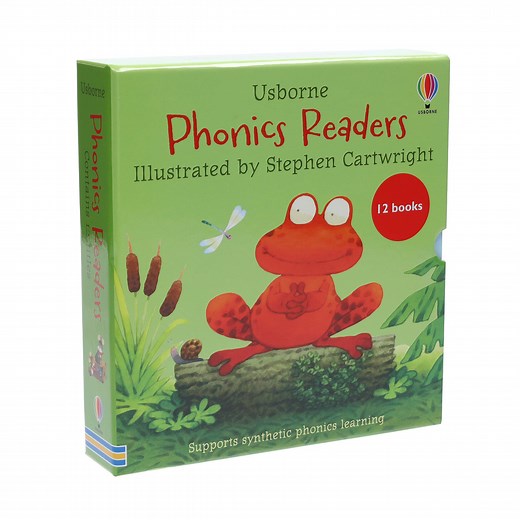 Usborne Phonics Readers 12 Books Collection Box Set - Ages 2-6 - Paperback