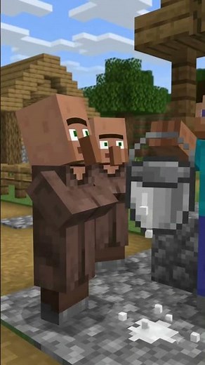 What Happens to Villagers at Night in Minecraft... 🌑 | Animation #minecraft