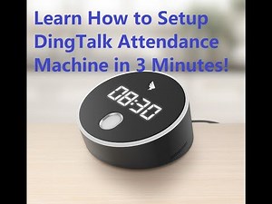 How to bind DingTalk M1M Attendance Machine
