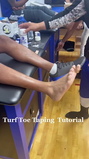Turf Toe Taping Tutorial for Athletic Trainers