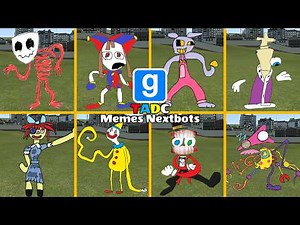 GMOD: TADC – All Memes Nextbots // The Amazing Digital Circus Mod █ Garry's Mod █