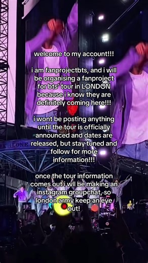 i have so many ideas for fan projects and i cannot wait to plan it!!! share this with your army friends, especially the london ones!!! #fanprojectbts #bangtan_sonyeondan #foryoupage #bts #bangtanarmy