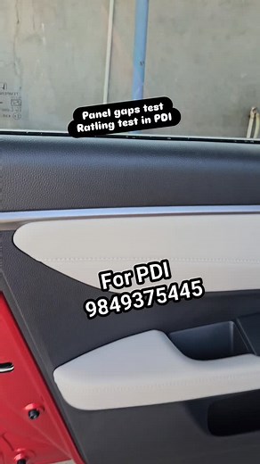 Panel gaps and Ratling test in PDI | Citydriveworld