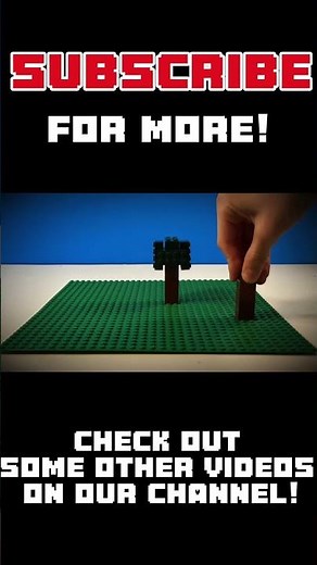 Lego Minecraft Stop motion of a garden! #minecraft #lego #legominecraft #stopmotion