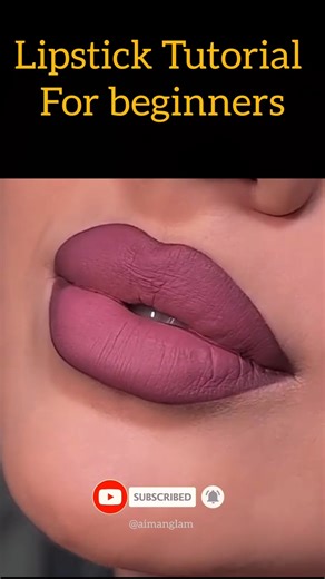 Easy Lipstick Tutorial For Beginners #makeup #youtubeshorts #tutorial