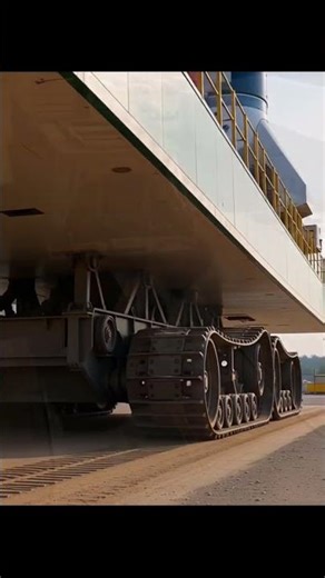 Colossal NASA Crawler in Action! 🚀 Giant Machine Moves Rockets