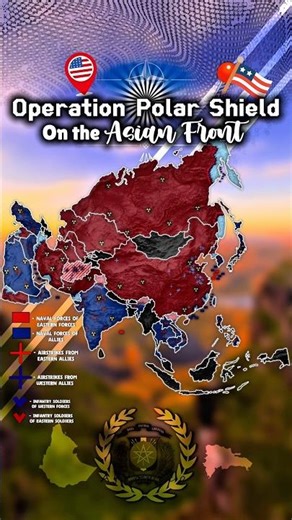 Operation Polar shield Asia front 🇪🇺🇨🇳 #trending #geography #history #map #europe #polarregion