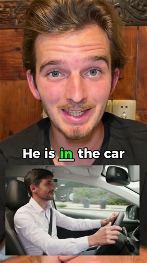 Vehicle prepositions in English!